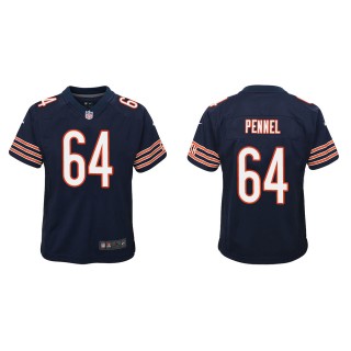 Youth Chicago Bears Mike Pennel Navy Game Jersey