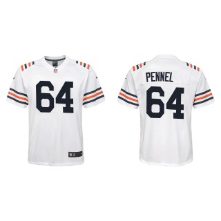Youth Chicago Bears Mike Pennel White Classic Game Jersey