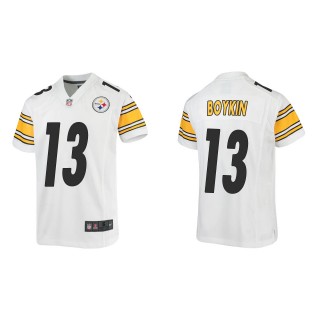 Youth Pittsburgh Steelers Miles Boykin White Game Jersey