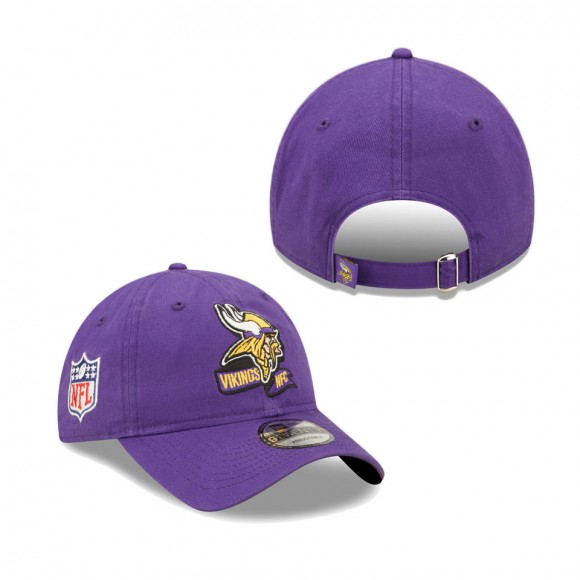 Youth Minnesota Vikings Purple 2022 Sideline Adjustable 9TWENTY Hat