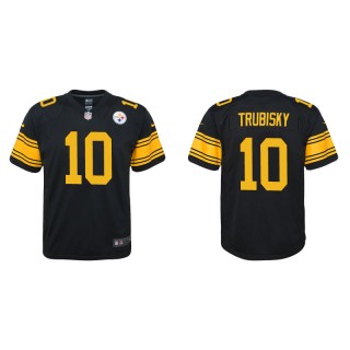 Youth Steelers Mitchell Trubisky Black Alternate Game Jersey