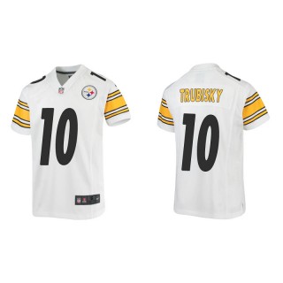 Youth Steelers Mitchell Trubisky White Game Jersey