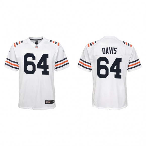 Youth Nate Davis White Classic Game Jersey