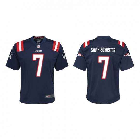 Youth Patriots JuJu Smith-Schuster Navy Game Jersey