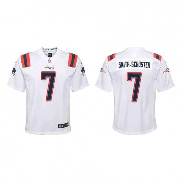 Youth Patriots JuJu Smith-Schuster White Game Jersey