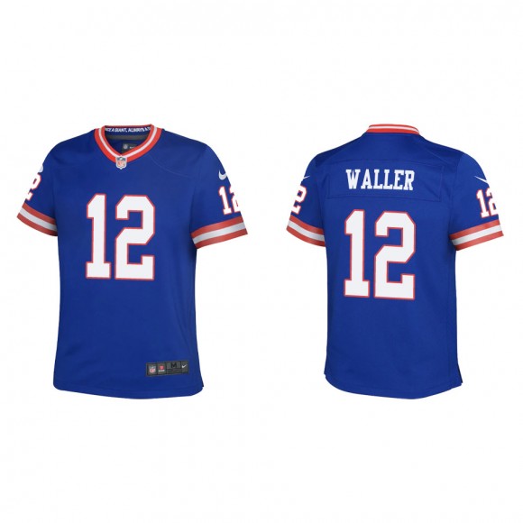 Youth Giants Darren Waller Royal Classic Game Jersey