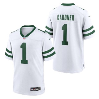 Youth Jets Ahmad Sauce Gardner White Legacy Player Game Jersey