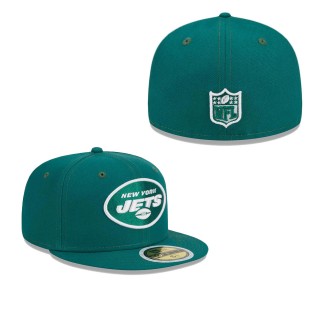 Youth New York Jets Green Main Fitted Hat