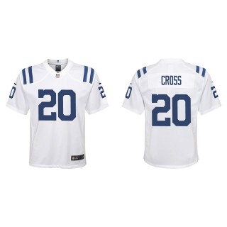 Youth Colts Nick Cross White 2022 NFL Draft Game Jersey