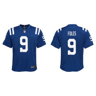 Youth Indianapolis Colts Nick Foles Royal Game Jersey