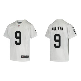 Youth Las Vegas Raiders Nick Mullens White Game Jersey