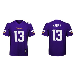 Youth N'Keal Harry Minnesota Vikings Purple Game Jersey