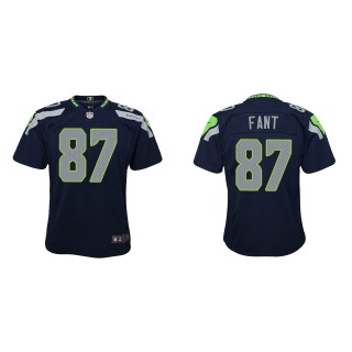 Youth Seattle Seahawks Noah Fant College Navy Game Jersey