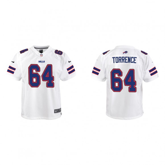 Youth O'Cyrus Torrence White 2023 NFL Draft Game Jersey