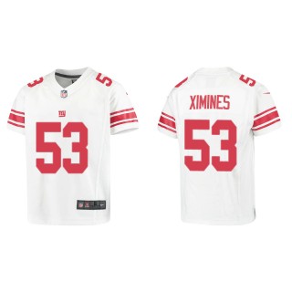 Youth Oshane Ximines New York Giants White Game Jersey