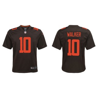 Youth P.J. Walker Cleveland Browns Brown Alternate Game Jersey