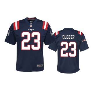 Youth Patriots Kyle Dugger Navy Game Jersey