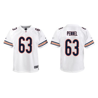 Youth Chicago Bears Pennel White Game Jersey