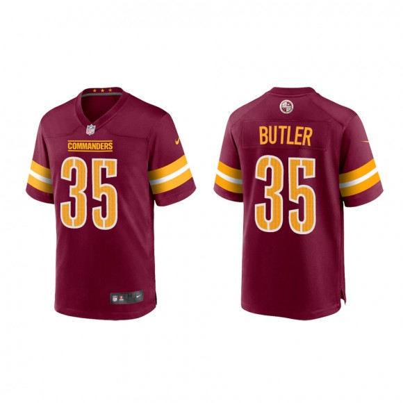 Youth Commanders Percy Butler Burgundy 2022 NFL Draft Game Jersey