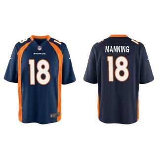 Youth Peyton Manning Denver Broncos Navy Game Jersey
