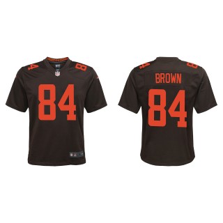 Youth Cleveland Browns Pharaoh Brown Brown Alternate Game Jersey