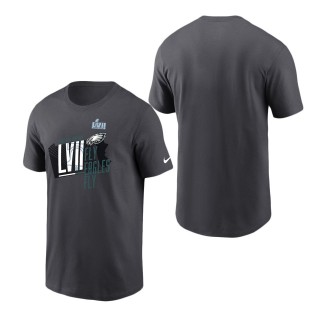 Youth Philadelphia Eagles Nike Anthracite Super Bowl LVII Local T-Shirt