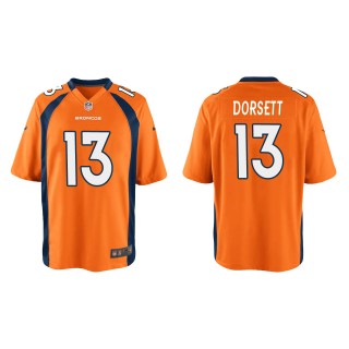 Youth Broncos Phillip Dorsett Orange Game Jersey
