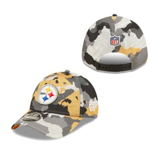 Youth Pittsburgh Steelers Camo 2022 NFL Training Camp Official 9FORTY Adjustable Hat