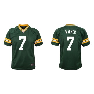 Youth Packers Quay Walker Green 2022 NFL Draft Game Jersey