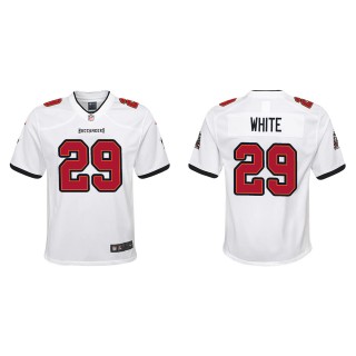 Youth Buccaneers Rachaad White White 2022 NFL Draft Game Jersey