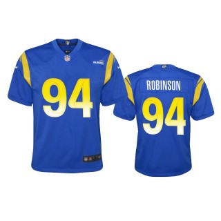 Youth Rams A'Shawn Robinson Royal Game Jersey