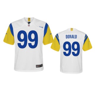 Youth Rams Aaron Donald White Alternate Game Jersey