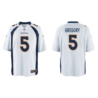 Youth Randy Gregory Denver Broncos White Game Jersey