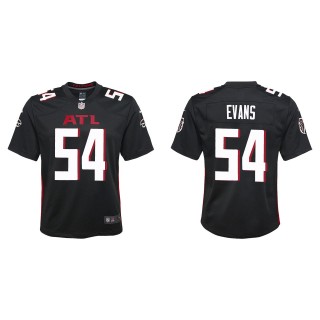 Youth Atlanta Falcons Rashaan Evans Black Game Jersey
