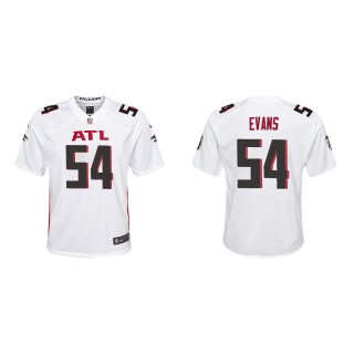 Youth Atlanta Falcons Rashaan Evans White Game Jersey