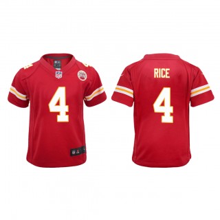 Youth Rashee Rice Red 2023 NFL Draft Game Jersey