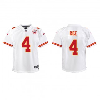 Youth Rashee Rice White 2023 NFL Draft Game Jersey
