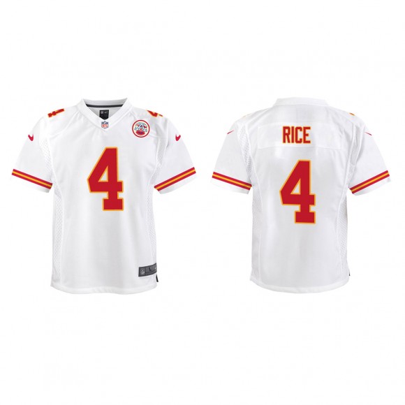 Youth Rashee Rice White 2023 NFL Draft Game Jersey