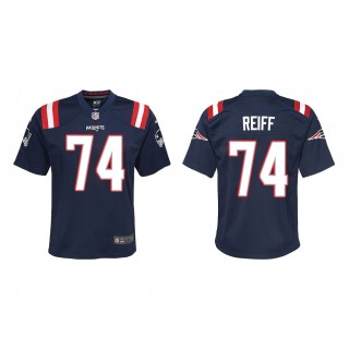 Youth Riley Reiff Navy Game Jersey