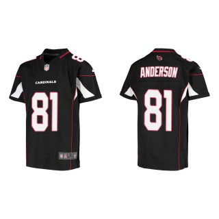 Youth Arizona Cardinals Robby Anderson Black Game Jersey