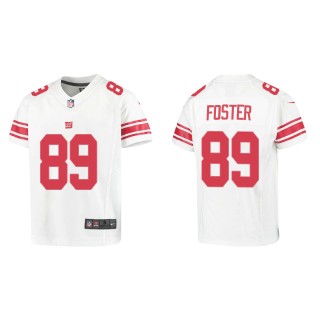 Youth New York Giants Robert Foster White Game Jersey