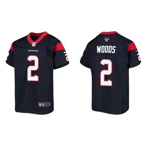 Youth Robert Woods Navy Game Jersey