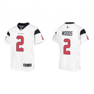 Youth Robert Woods White Game Jersey