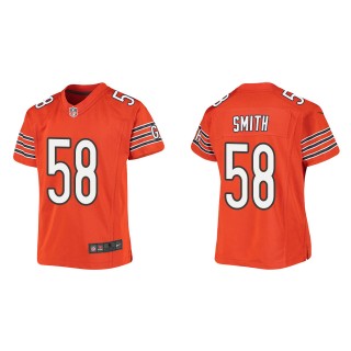 Youth Roquan Smith Chicago Bears Orange Game Jersey