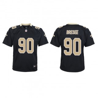Youth Bryan Bresee Black 2023 NFL Draft Game Jersey