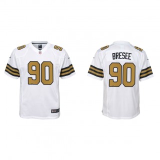 Youth Bryan Bresee White 2023 NFL Draft Alternate Game Jersey