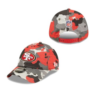 Youth San Francisco 49ers Camo 2022 NFL Training Camp Official 9FORTY Adjustable Hat