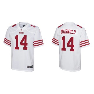 Youth 49ers Sam Darnold White Game Jersey
