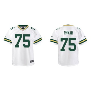 Youth Packers Sean Rhyan White 2022 NFL Draft Game Jersey