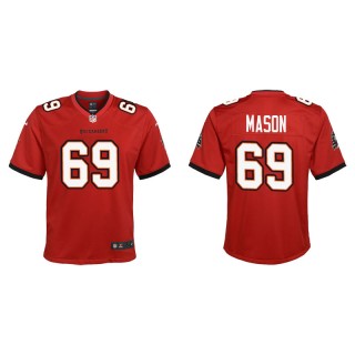 Youth Buccaneers Shaq Mason Red Game Jersey